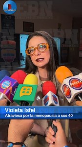 206K views · 1.7K reactions |  Violeta Isfel enfrenta la menopausia a los 40 tras perder la matriz por cuestiones de salud  #ebninforma #ernestobuitron #ernestobuitronnews #VioletaIsfel | Ernesto Buitron News | Facebook