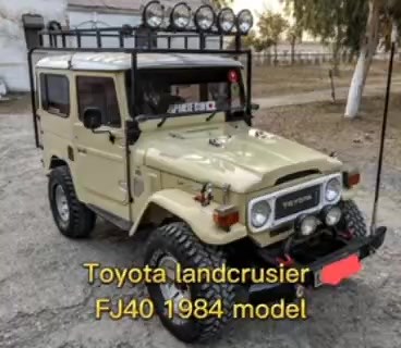 Smokeless B1 3000 cc diesel engine Manual transmission ARB type Roof rack Chilled AC original Seats Imported front rear flood and search lights for hunting New imported tyre rims Peshawar number passport book 1775000 #toyota #landcruiser #fj40 #1984model #toyotalandcruiser #sale #islamabad Further details via call or whatsapp no comments will be catered. Call 03335605602 Other vehicle videos..https://youtube.com/channel/UCGtMJFXWnSpK8ewua03d-wA Available stock..https://www.pakwheels.com/used-car