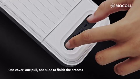 MOCOLL for iPhone 16 Plus Screen Protector, Anti-Blue Light Ultra-Clear Tempered Glass 9H hardness, Magic Box Installation, Eye Protection Anti Glare, Case Friendly,6.7 inch, 2 Packs