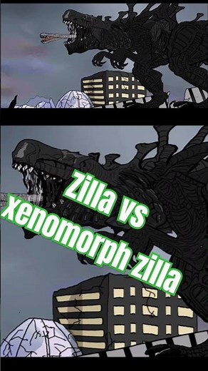 Xenomorphs Zilla #kaijumoments #kaiju #godzillavskong #godzillacartoon #aliens