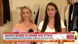 ACID ATTACK: A Sydney model and her sister hurt in a terrifying incident where a man hurled acid across a London nightclub during a mass brawl said today she thought she’d been caught in a terror attack. MORE HERE: http://bit.ly/2oiL6pH | Daily Telegraph