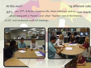 Mock IEP meeting