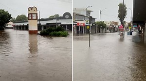 Before and after photo shows floodwaters wreak havoc in NSW