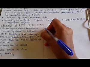 Drawbacks of file system || Advantages of DBMS over file system