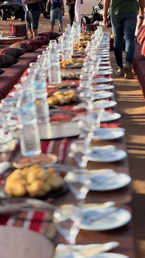 Dîner magique dans le désert à Taghit