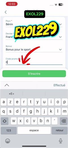 Comment ajouter un code promo à l'inscription 1XBET