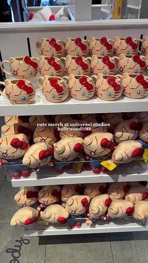 HELLO KITTY X CHUCKY AND THE TOADETTE PLUSH KEYCHAIN