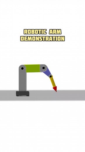 Robotic Arm Demonstration #linkage #robotics #productdesign #caddesign #mechanical #mechanism #engineering | Mechanical Mastery
