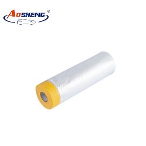 [Hot Item] Waterproof Clear Plastic Cover with Tape for Fixation