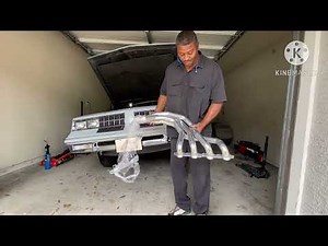 82 Cutlass LS Swap headers installed simple and easy