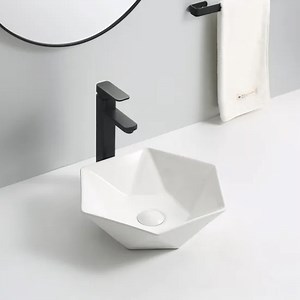 [Hot Item] Bathroom Vessel Sinks Porcelain Ceramic Wash Basin Above Counter Art Basin