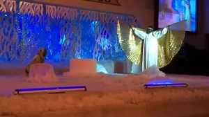 Angel Gabriel visits Mary.... #mttaborchurch #winterwonderland | Mount Tabor Church