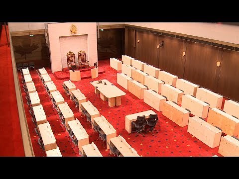 A first look at the Canadian Senate's new temporary home