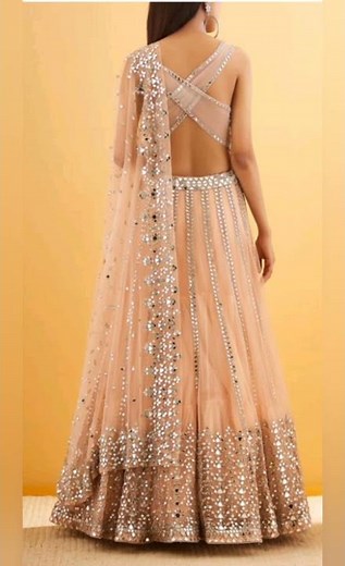 Latest net fabric lehenga choli designs // beautiful bridal net lehengas