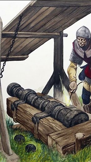 Medieval Cannon - War Equipment in the Middle Ages - Historical Curiosities #shorts