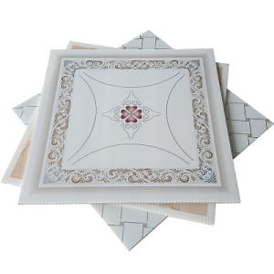 [Hot Item] PVC Wall Ceiling Waterproof Flexible Plastic Strip Wall Panel 595*595*7mm