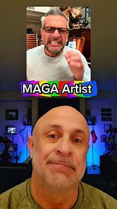 MAGA artist must be using lead paint. (Whole video on my page) | Bill Jubran