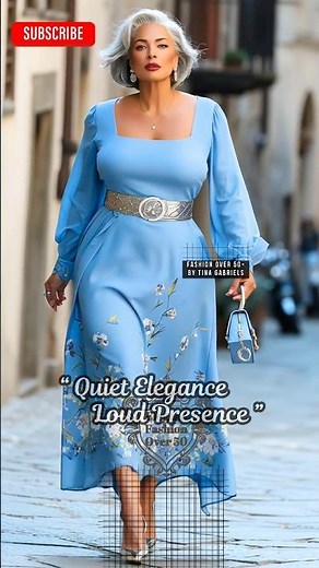 Elegant & Timeless Italian Fashion for Women Over 40, 50 & 60 #FashionOver50 #MatureFashion #Moda