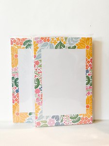 Fun Floral Notepad | Floral Border Notepad | Multi Color | Stationary | Writing Pad | Tear off Notepad | Hand Drawn | Fun Colorful Joyful - Etsy Canada