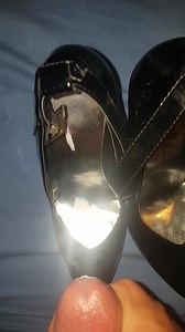 Cumming on my sexy ellie ankle strap high heels