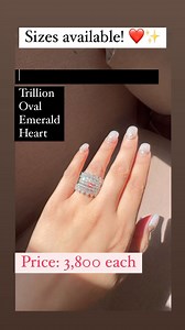 6.6K views · 11 reactions | AVAILABLE! Ready to ship. (Sizes available) They are sooow preeettty! Price: 3,800 only All stones moissanite Total of 2.1 carats Bigger stones .30 each stone Vermeil in white gold. With certificate and card!! All stones positive with diamond test With 9.25 hardness. ✨ Lifetime brilliance and moneyback guarantee if PROVEN FAKE. ✨❤️ | Moissanite and Diamond Sparks | Facebook