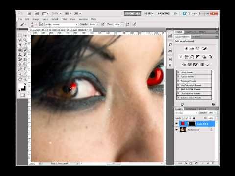 Photoshop Tutorial: Vampire Eyes