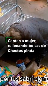 #Viral | Recientemente, se viralizó una grabación donde una mujer fue captada rellenando bolsas de Cheetos aparentemente falsos. | FRONTERA