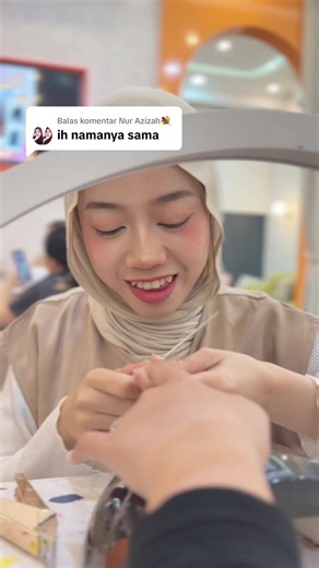 Balasan ke @Nur Azizah: reaksi lucu & paket — sama banget namanya
