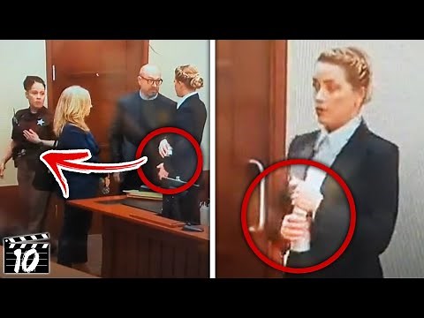 Top 10 Most Bizarre Amber Heard Court Moments Caught On Camera