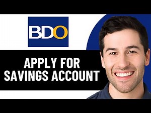 HOW TO EASILY APPLY FOR A BDO SAVINGS ACCOUNT (2026)