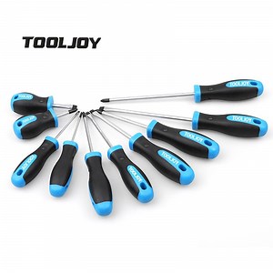 [Hot Item] Multifunction Professional Hand Screw Driver Tools CRV Philips Slotted Pozi Torx Screwdriver Set with TPR Handle