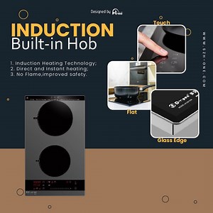 [Hot Item] 2 Burner Induction Hob Gets Realtime Temperature From The Sensor Probe
