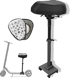 Amazon.com: GLDYTIMES 電動滑板車座椅,附防水靠墊套,適用於 Ninebot ES1 ES2 E22 ES4/Razor C25/Xiaomi M365 Pro 1S/AovES80,可調節可折疊座椅減震最大座椅鞍座 : 運動和戶外活動