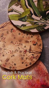 From gracing your dining table, to protecting surfaces from coffee rings, or adding a touch of luxury to your side table, these Cork Mats offer both Style & Practicality! Available in- stores & online at: https://bit.ly/43FSBLW #Interwood #homedecor #homeaccessories #kitchenaccessories #coffeetime #teatime #homedesign #luxurylifestyle #homeorganization | Interwood