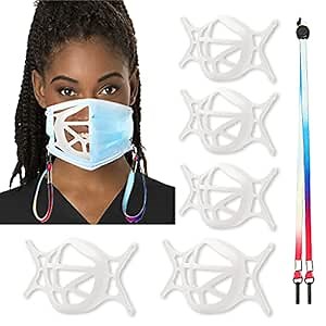 Amazon.com: JOOM Face Mask Bracket, Silicone 3D Face Bracket Mask Inner Support Frame 5Pcs : Tools & Home Improvement