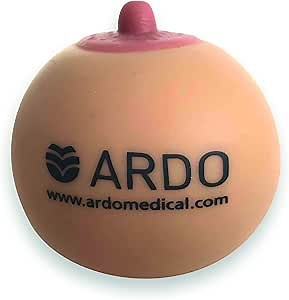 Ardo Demo Breast Model – Silicone Breastfeeding Model Educational Tool for Lactation Professionals – Artificial Female Breast Model Teaching Aid for Doctors, Nurses, Medical Students (Light)