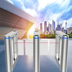 [Hot Item] Swing Barrier Gate RFID System Access Control Entrance Gate