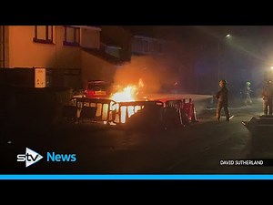 Electricity cable ‘explodes’ on street causing works to catch fire