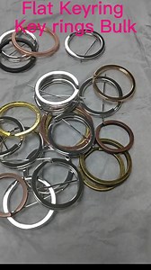 Wholesale Keyrings 20 25 28 30 mm Metal Key Chain Rings Split Key Rings Custom Round Keychain Ring Bulk DIY Accessory for Crafts
