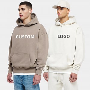 [Hot Item] Blank Custom Logo 100% Cotton Hoodies No String Oversized Streetwear Wholesale OEM ODM Plain Sweatshirts Hoody Hoodie for Men