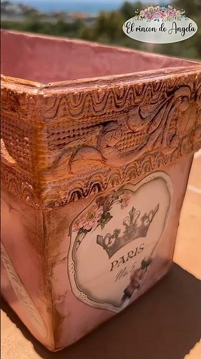 Caja de leche reciclada #DIY #craft #parati #manualidades #decoupage #diyproject #art #recycling