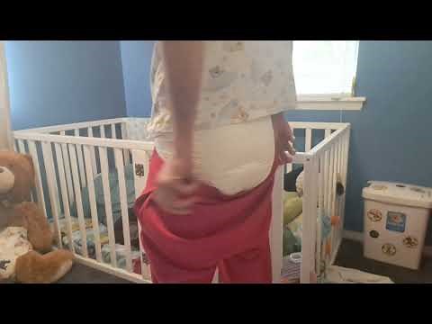 Betterdry M10 adult diaper absorption test (before and after)