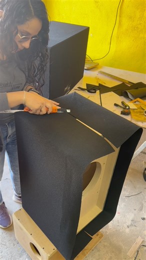 Cajón para JL Audio W6 🔵🔵 #jlaudio #bass #car #caraudio #camioneta #subwooferbox | Break Line Professional Audio