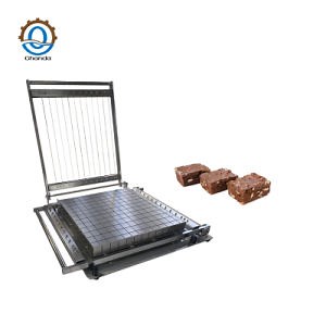 [Hot Item] Máquina de corte manual de gotas de gelatina de buena calidad, cortador de caramelos en forma de cuadrado, cortador de chocolate manual de doble brazo