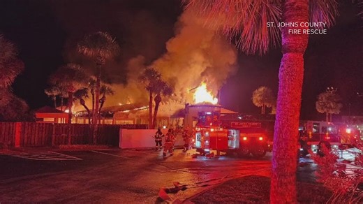 St. Augustine Beach tennis club owner hopes to rebuild after massive fire
