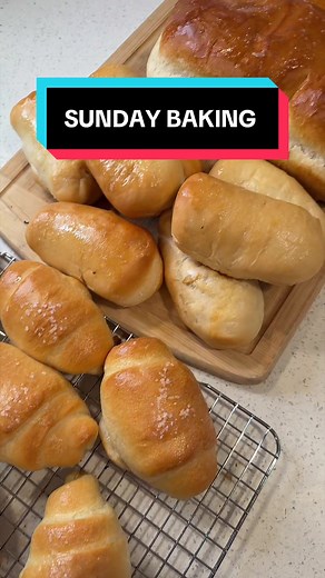 This Sunday I made three different things using the basic white bread dough from our family recipe book: sandwich bread, pepperoni rolls, and salt bread. While this is not a traditional dough recipe for salt bread, I figured because the ingredients and method are very similar, it would be close enough. They turned out delicious! The weather is getting nicer and while I like to run the oven a little less in the warmer months, we always have to have homemade bread. I hope you all have a great week
