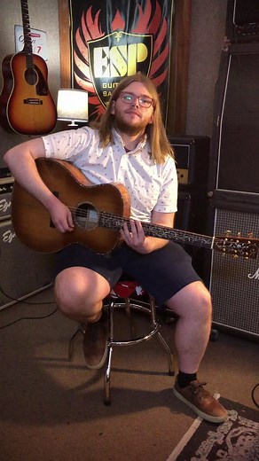 2.2K views · 21 reactions | #21 of 50! Made for the NAMM show and signed by C.F. Martin IV, this beautiful guitar features a unique combination of woods. Flamed Hawaiian koa, Madagascar rosewood, ebony and spruce make up this gorgeous guitar. Topped off with a stunning vine-of-life abalone fretboard inlay, you’ll turn some heads for sure. Come Play, Be Happy! ••• #martinguitar #rare #acousticguitar #forsale #foryou #momsmusic | Mom's Music | Facebook