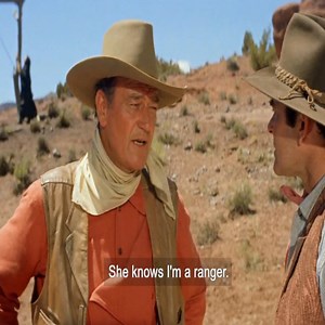 John Wayne in "The Comancheros" | PRINT FLOOR