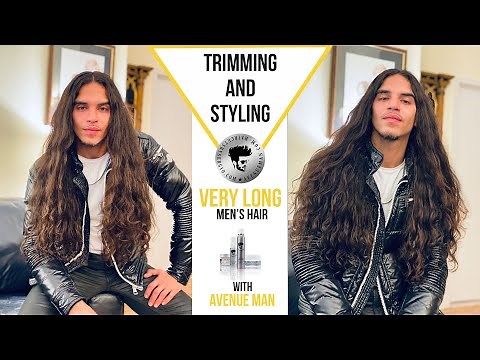 Trim and Styling Very Long Men's Hair - Avenue Man
