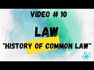 Common Law Introduction Origin